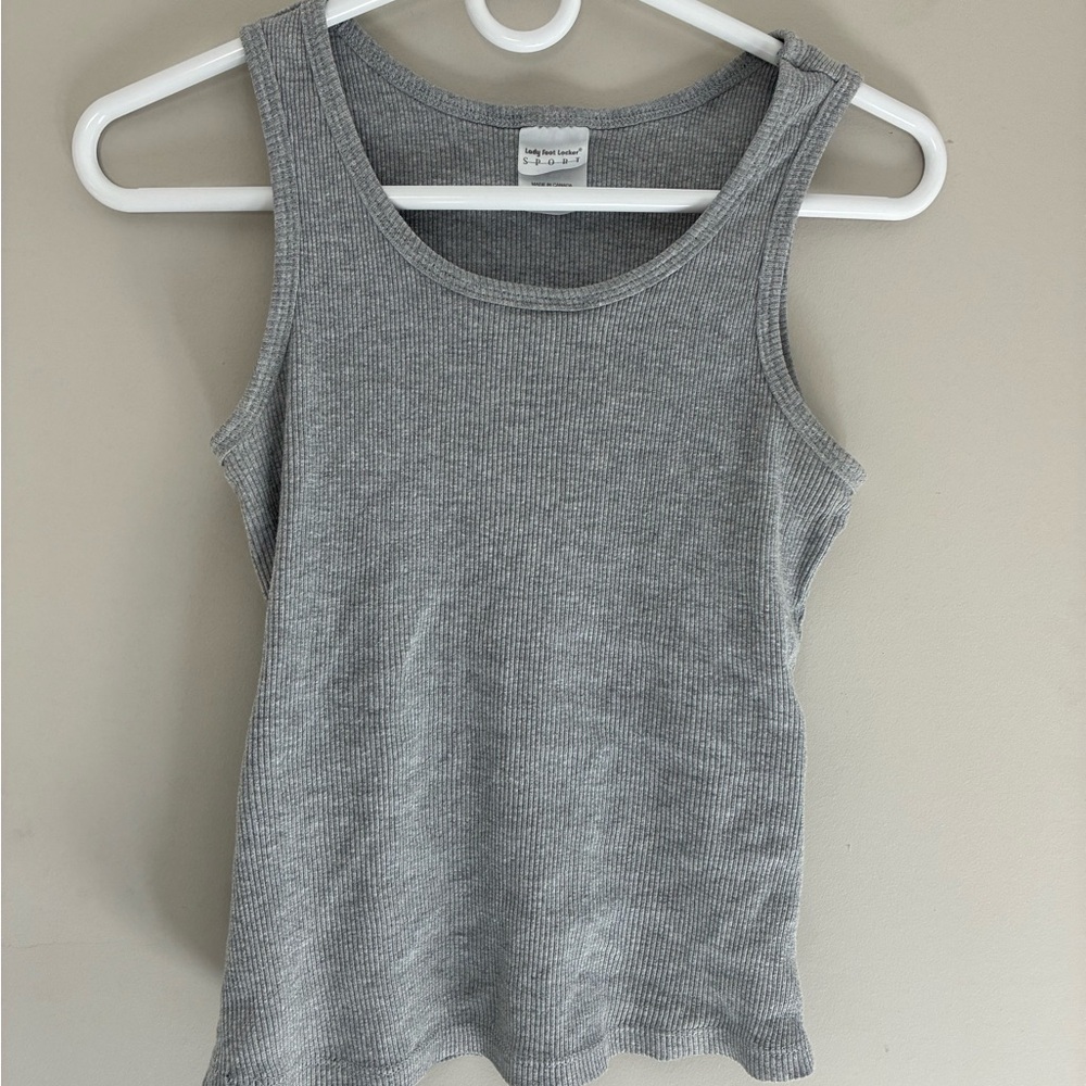 Vintage lady foot locker sport 100% cotton tank top